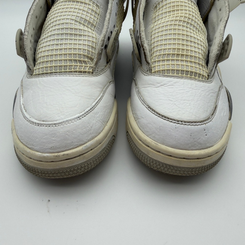Nike Air Jordan 4 Retro White Oreo Cement Mens Size 10 Shoes Sneakers - Picture 5 of 6
